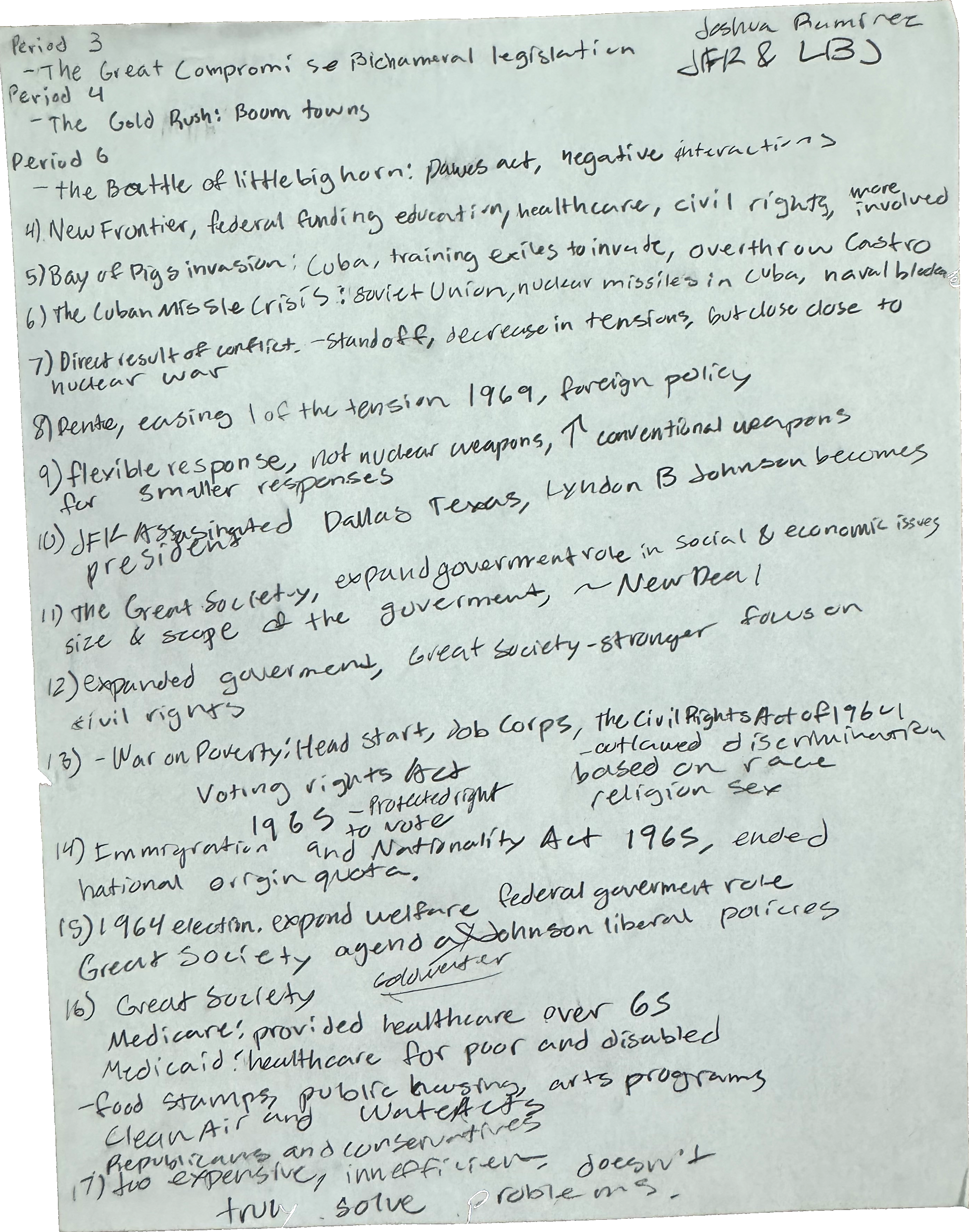 APUSH Notes - Page 1